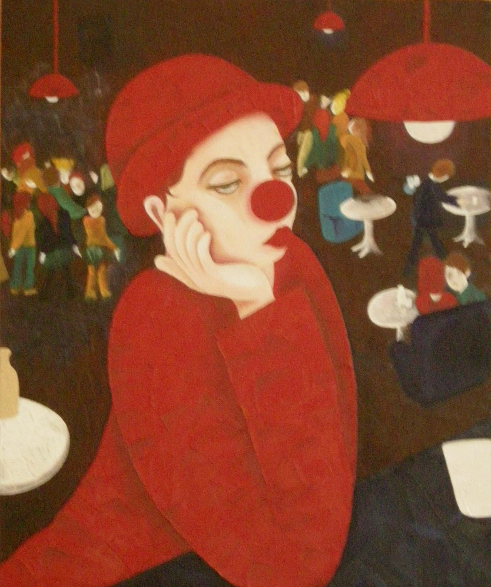 clown dans un bar